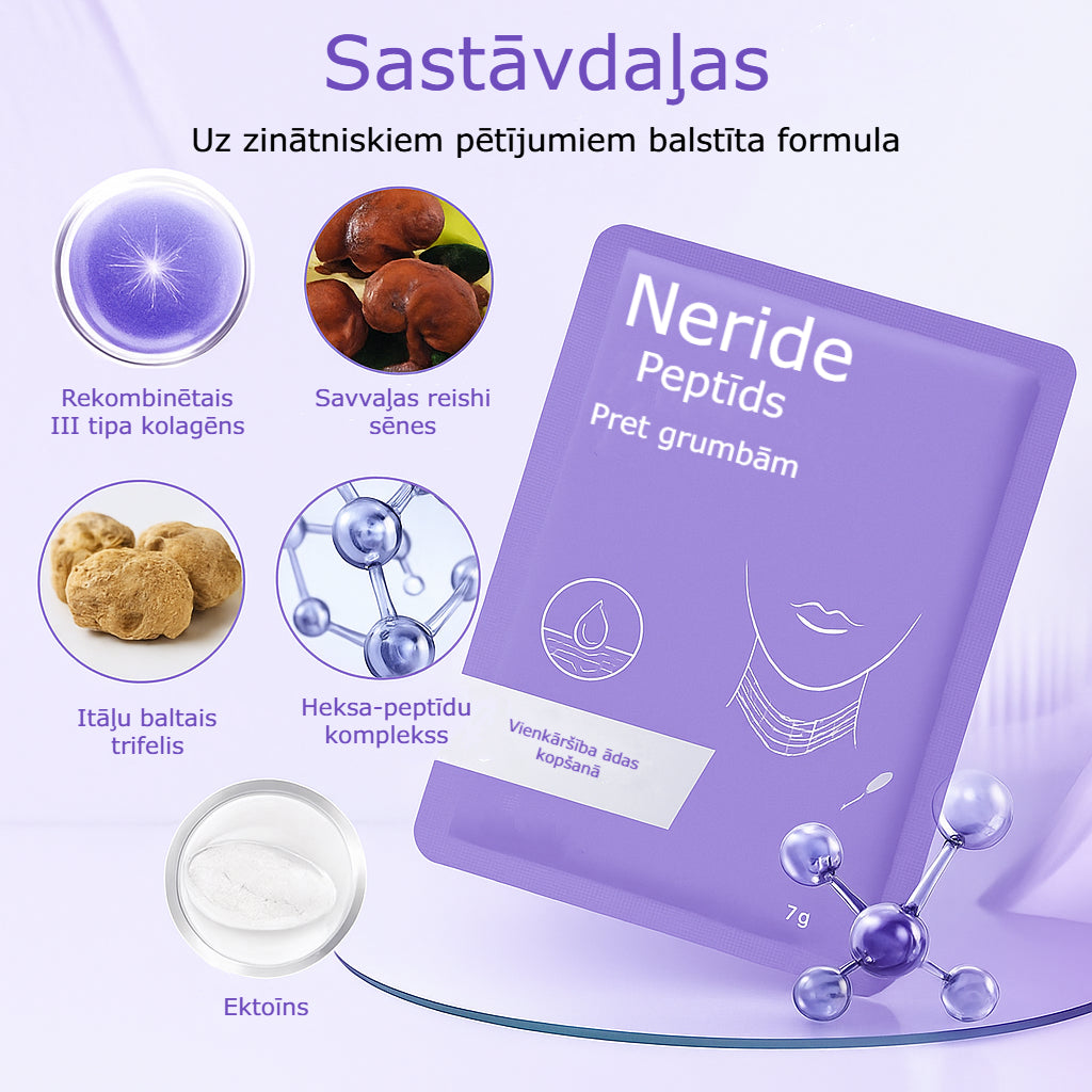 Neride – Peptīdu Kakla Pretgrumbu Plāksteris